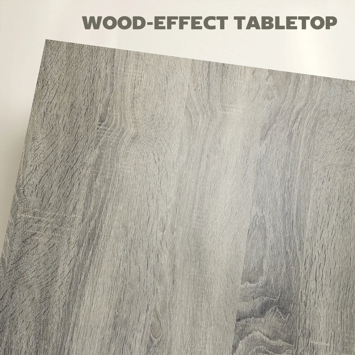 HOMCOM Modern Wood Square Coffee Table With Minimalist Design