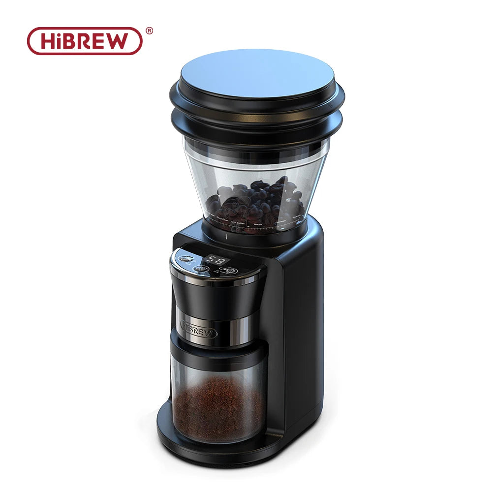 HiBREW Automatic Burr Mill Electric Coffee Grinder With 34 Gears