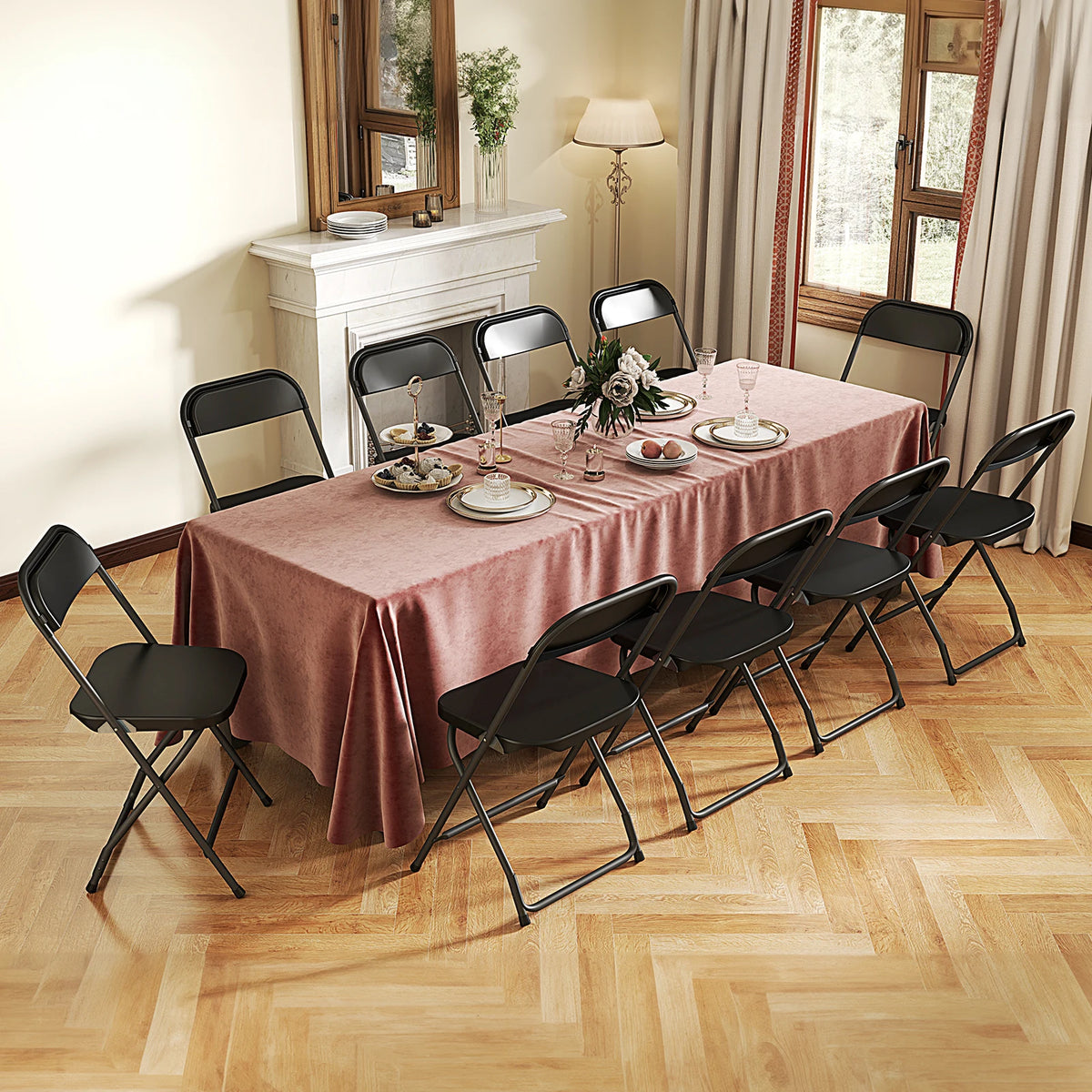 JHK Folding Chair for Home Office and Living Room Use