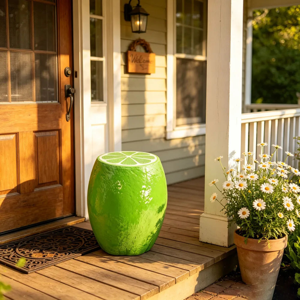 Novelty Fruit Shaped Stool and Accent Table for Home Decor