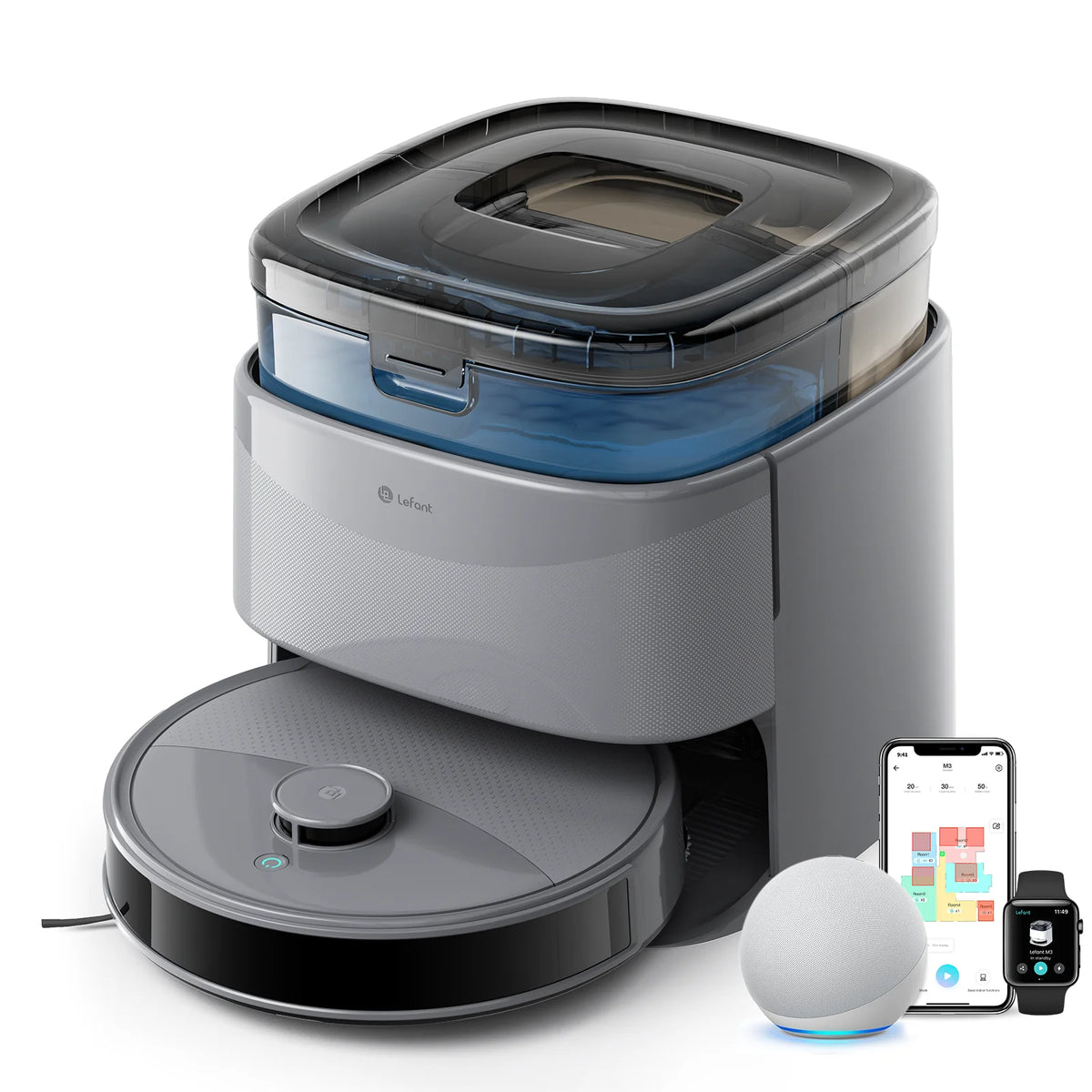 Lefant M3 Max Robot Vacuum and Mop With 20000Pa Suction