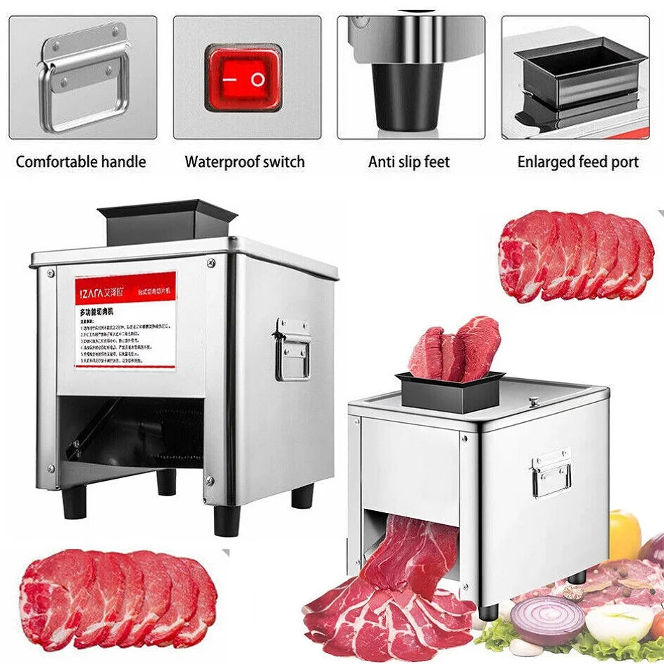 Commercial Electric Meat Slicer Meat Grinder And Vegetable Cutter