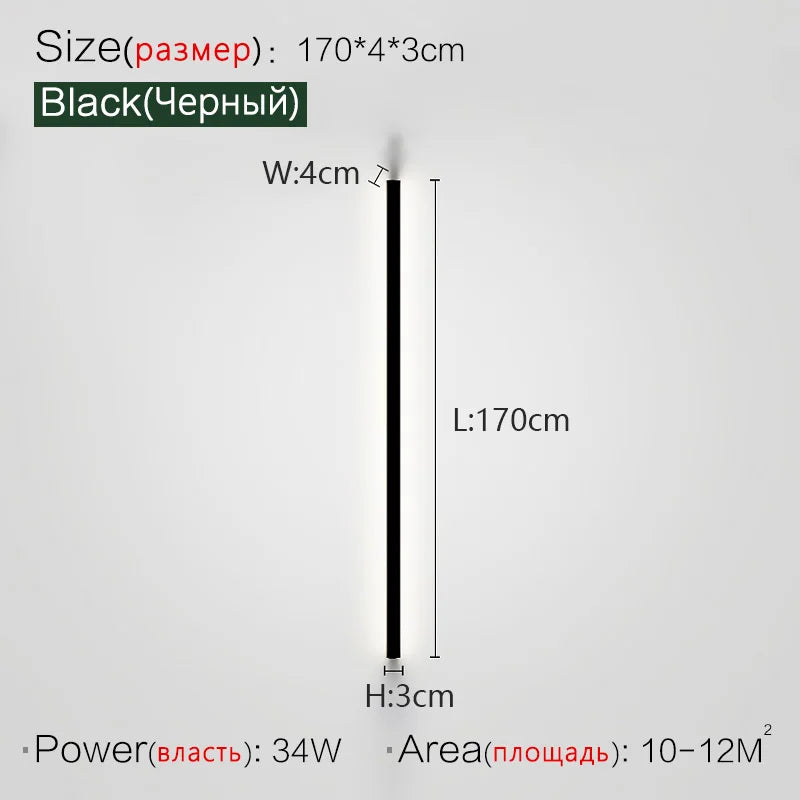 FLDY Modern Aluminum Wall Lamp for Bedroom Foyer and Study
