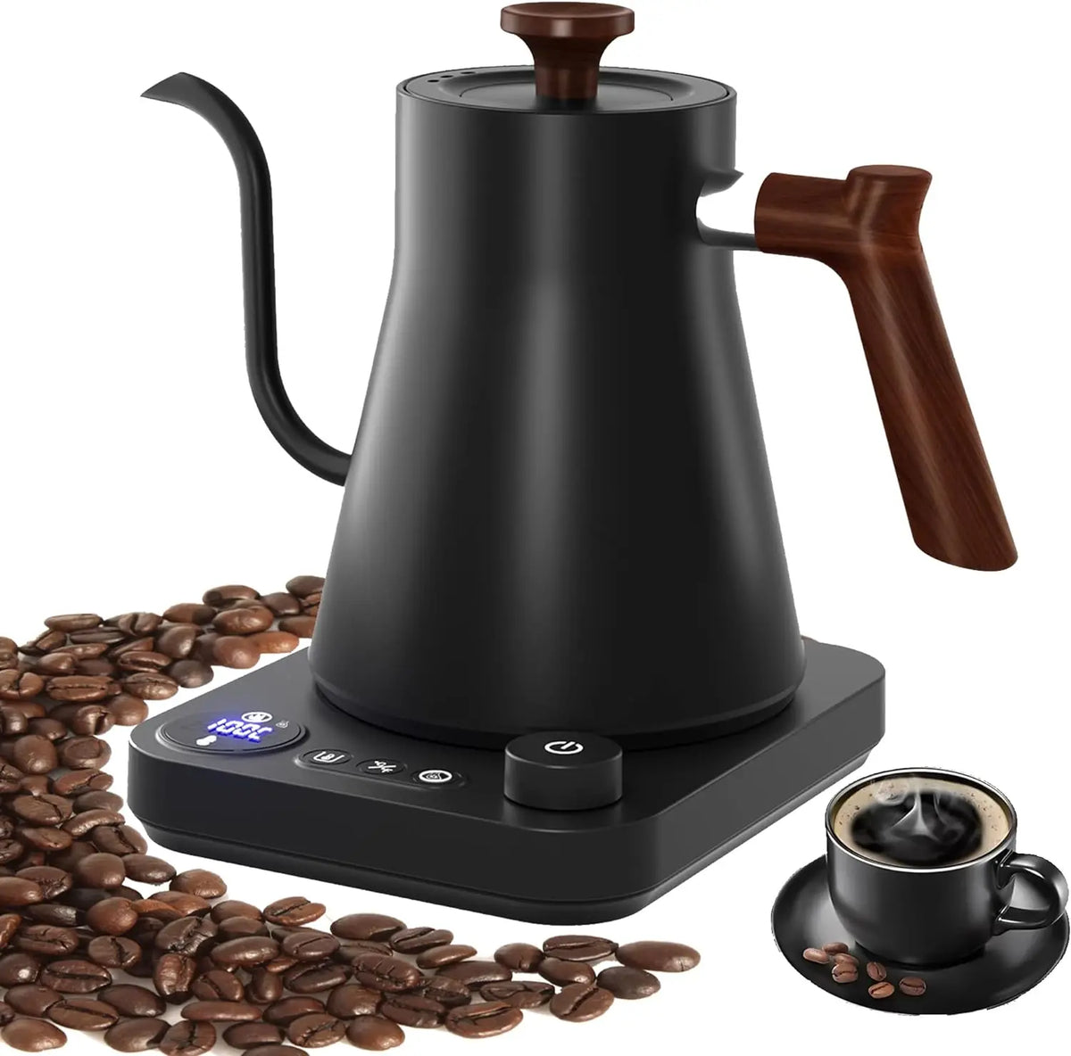 MilAlim Electric Gooseneck Kettle With Smart Temperature Control