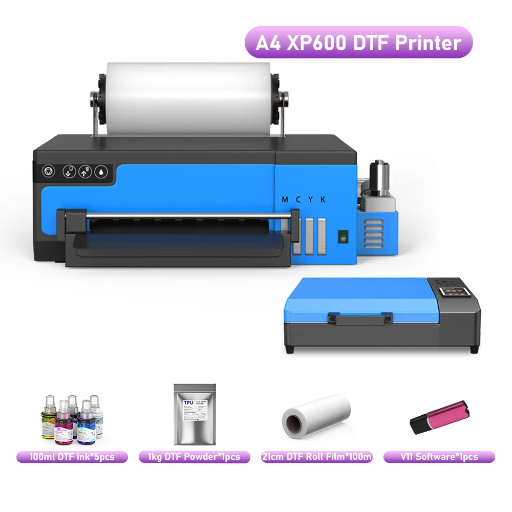 US EU Stock A4 XP600 DTF Printer For Epson L805 R1390 T Shirt Printing Machine Directly to Film Transfer Printer Imprimante A3