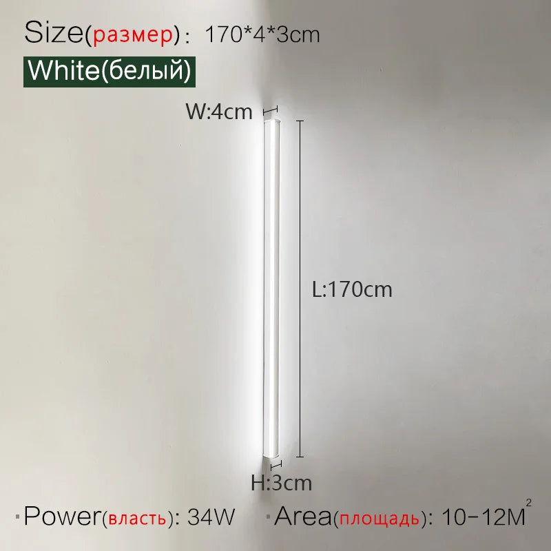 FLDY Modern Aluminum Wall Lamp for Bedroom Foyer and Study