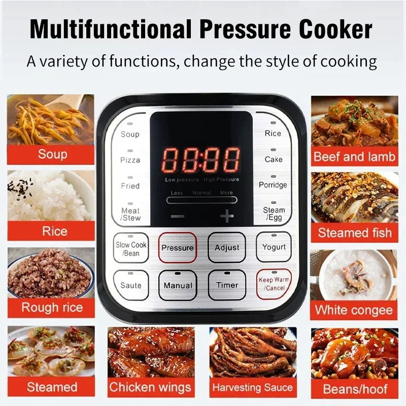 BALASHOV Electric Pressure Cooker With Smart Multicooker Functions