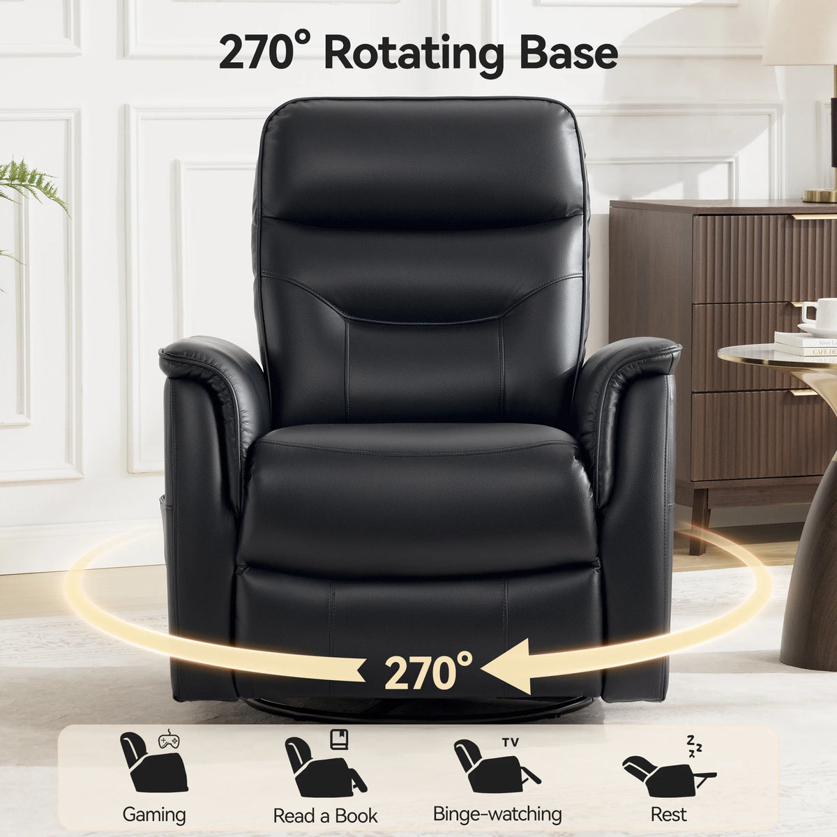 KERDOM Power Lift Recliner Chair With Massage And Lumbar Heating