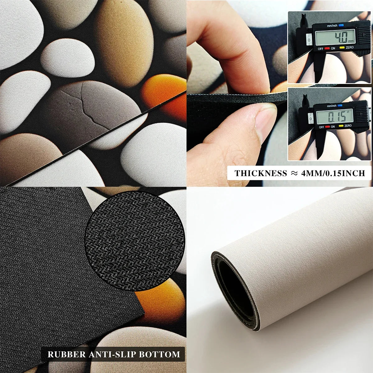 Facaishu Absorbent Non Slip Kitchen And Bathroom Floor Mat