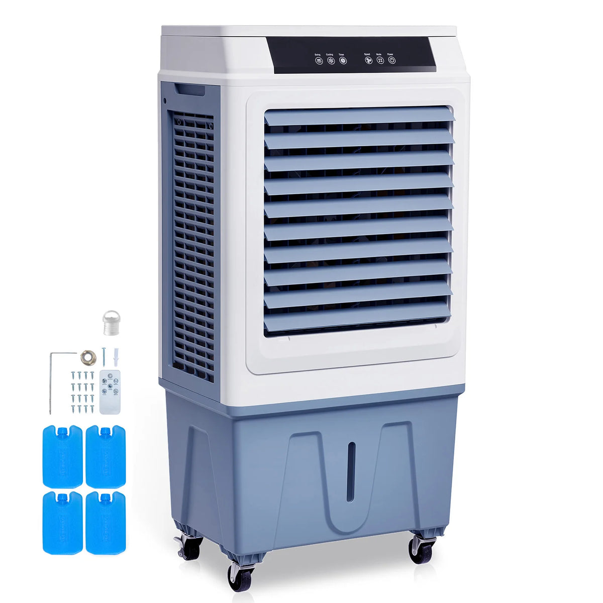 SucceBuy Evaporative Air Cooler With Remote Control And Timer