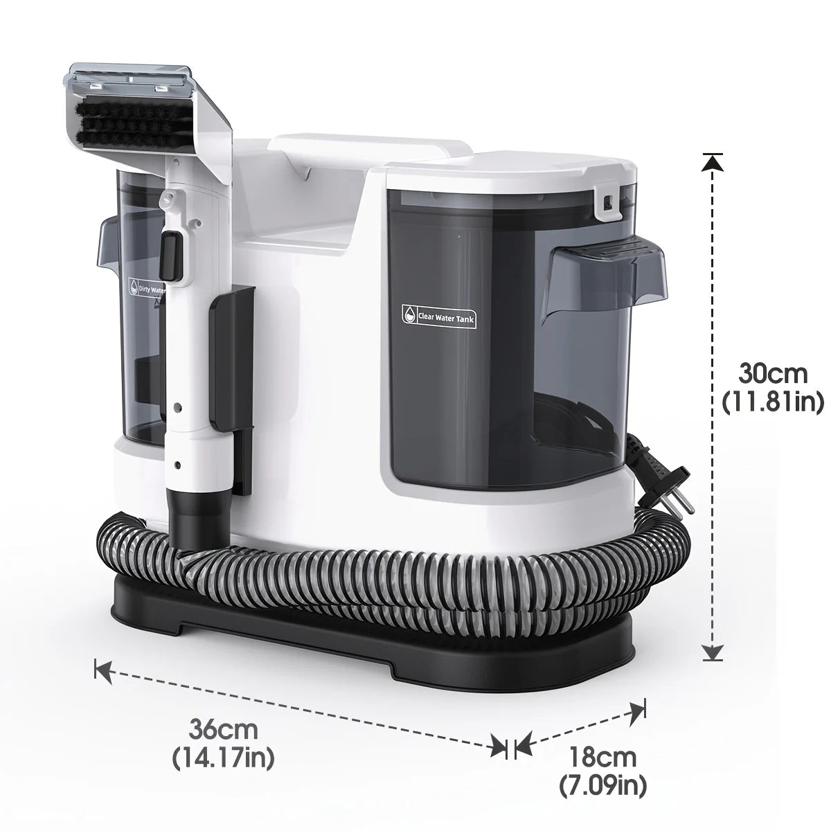 Lubluelu Heated Carpet Cleaner With Powerful Suction And Self Cleaning