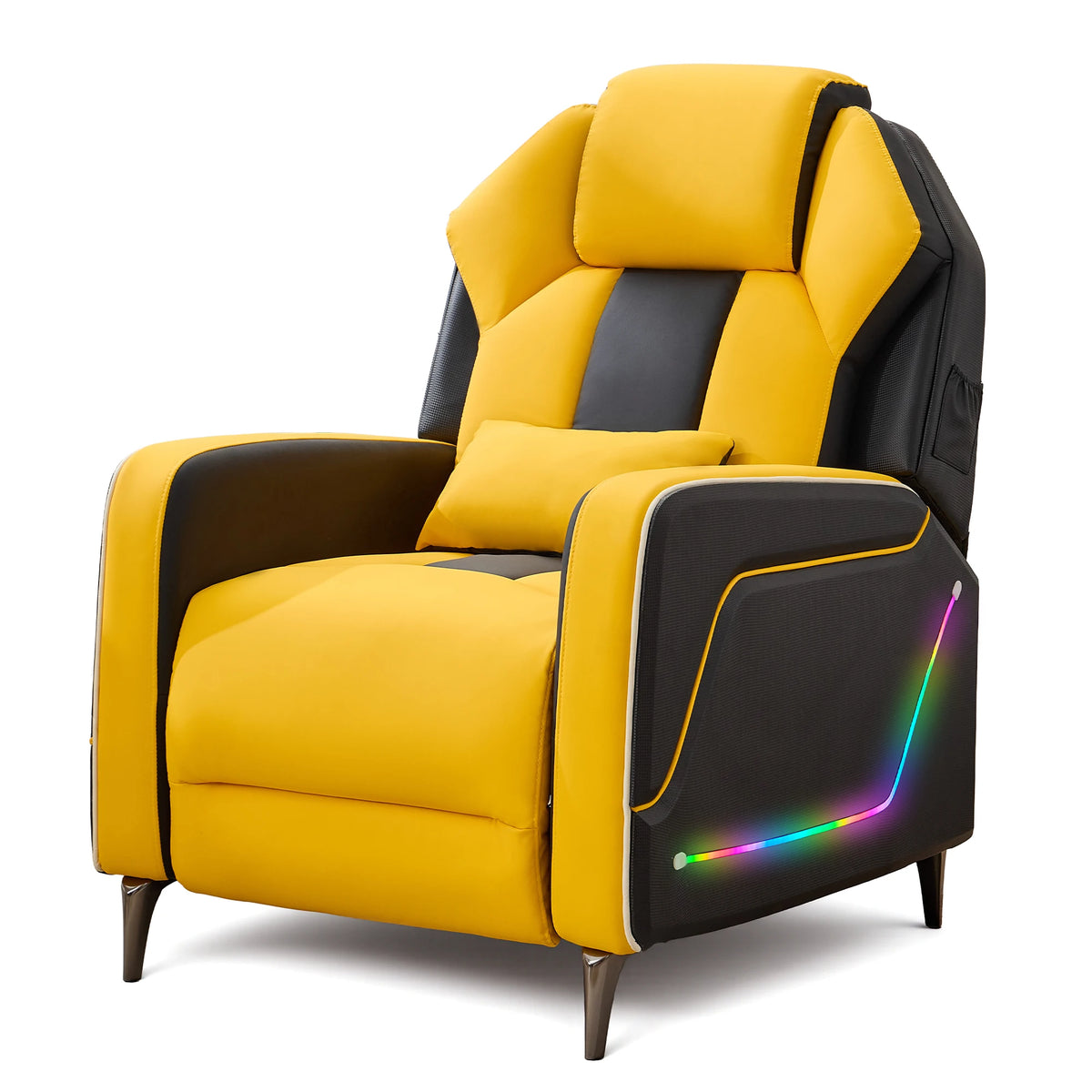 TCGBKAF Ergonomic Gaming Recliner Chair With Footrest And Lumbar Pillow