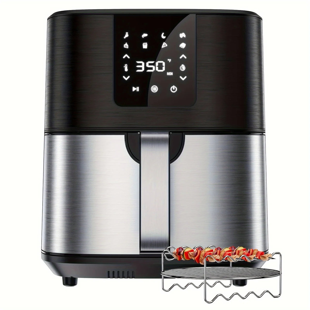 KitCook Digital Air Fryer With Eight Preset Cooking Modes