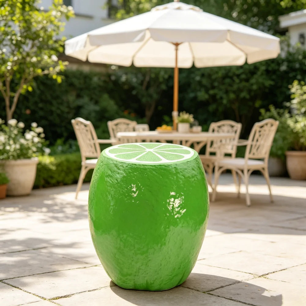 Novelty Fruit Shaped Stool and Accent Table for Home Decor