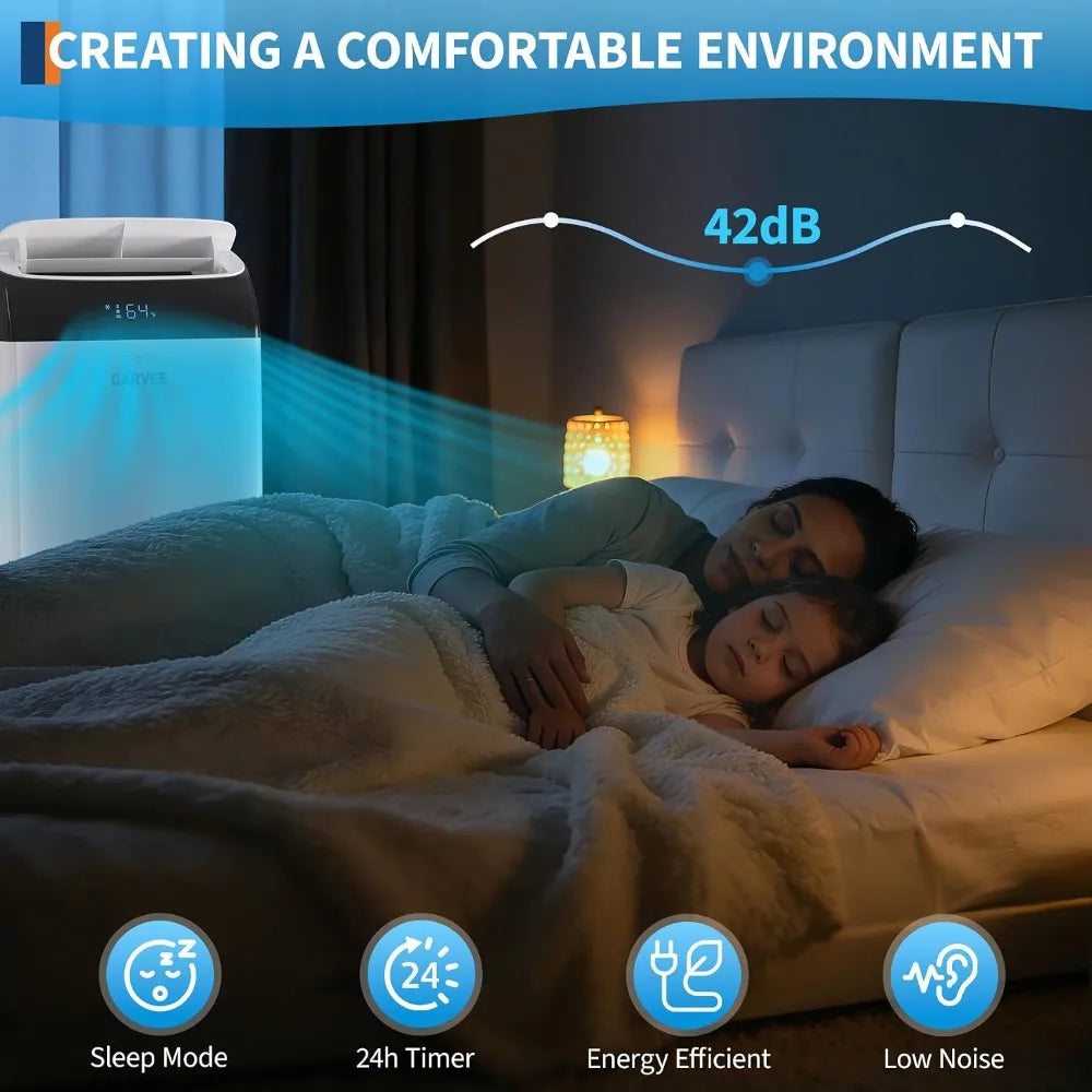 Garvee Portable Air Conditioner With Heat Pump And Remote Control