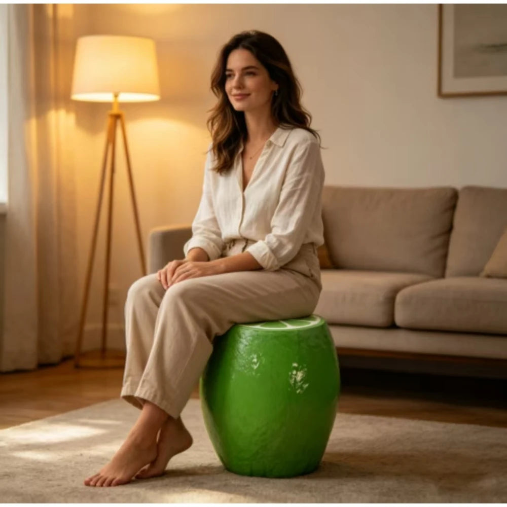 Novelty Fruit Shaped Stool and Accent Table for Home Decor