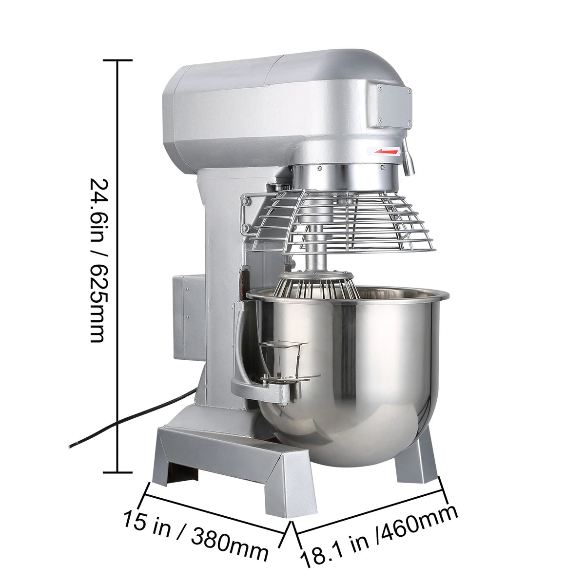 SucceBuy Commercial Food Mixer With Three Speed Settings